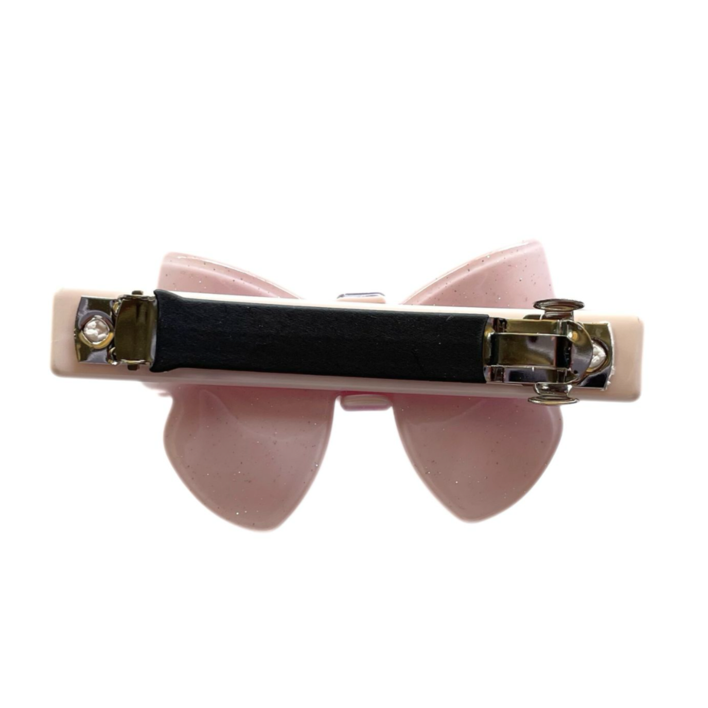 CLASSIC HAIR BOW BARRETTE - PINK