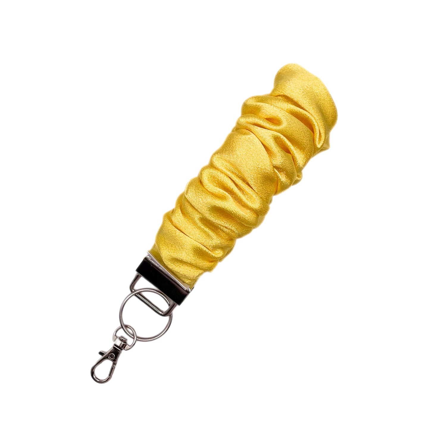 ANGELA SCRUNCHIE KEYCHAIN