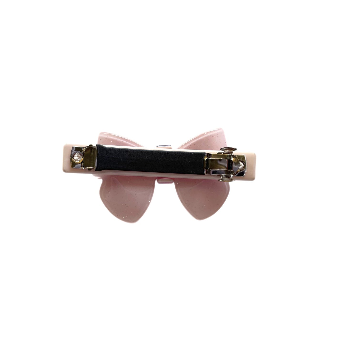 MINI HAIR BOW BARRETTE - PINK