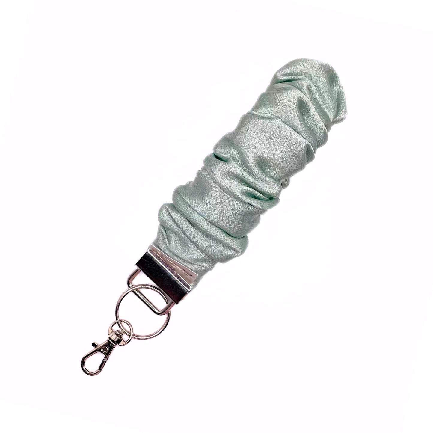 JADE SCRUNCHIE KEYCHAIN