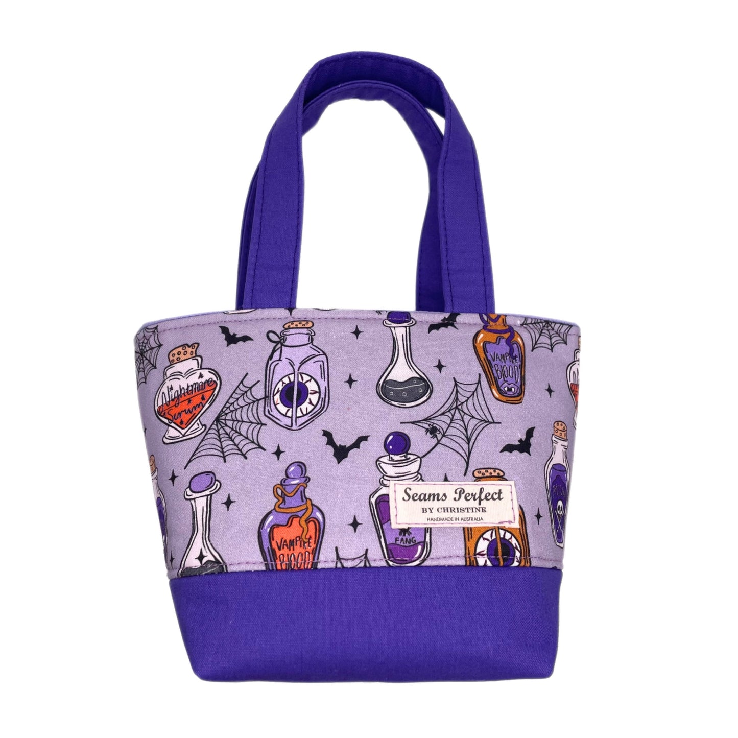 MINI HALLOWEEN TOTEBAG - PURPLE