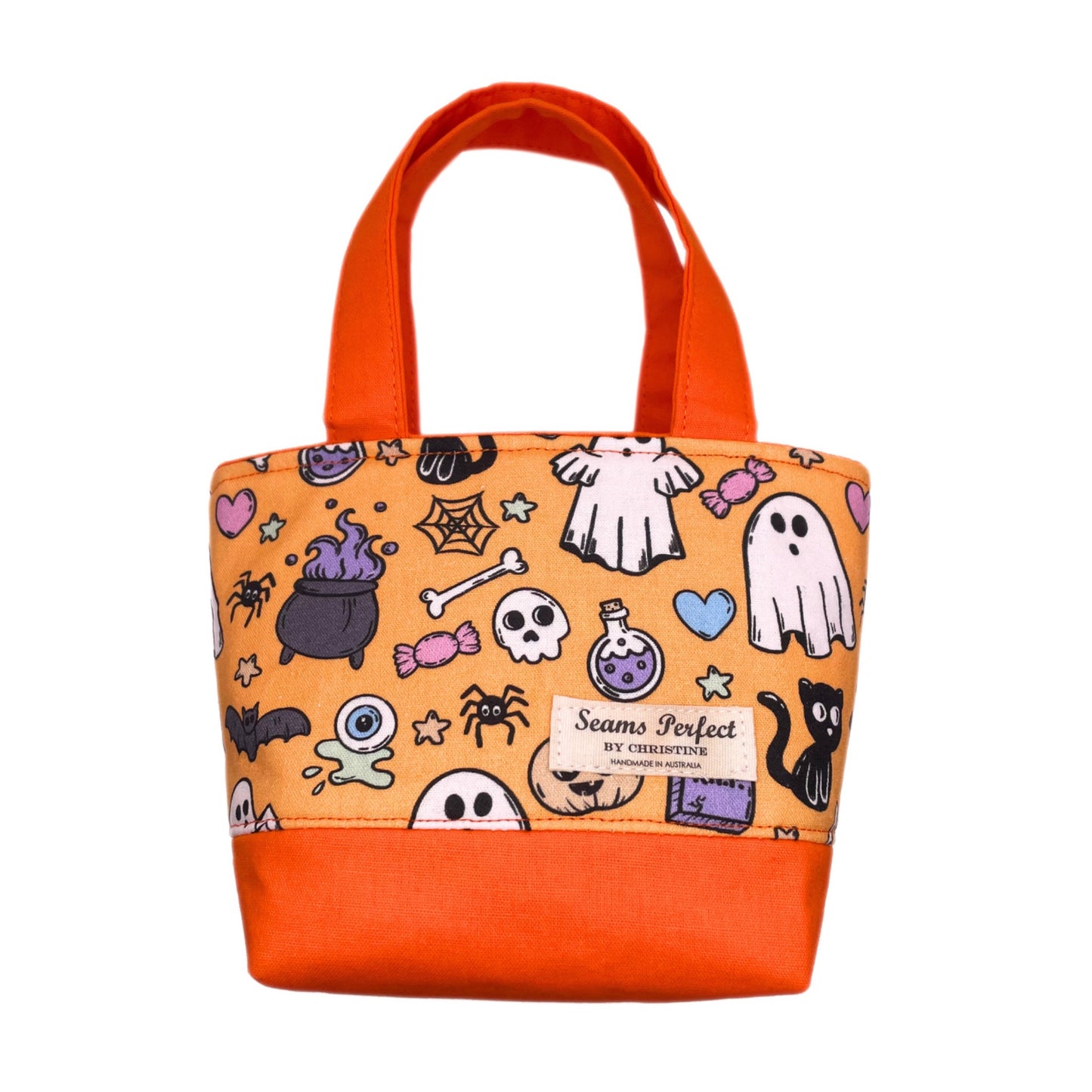 MINI HALLOWEEN TOTEBAG - ORANGE