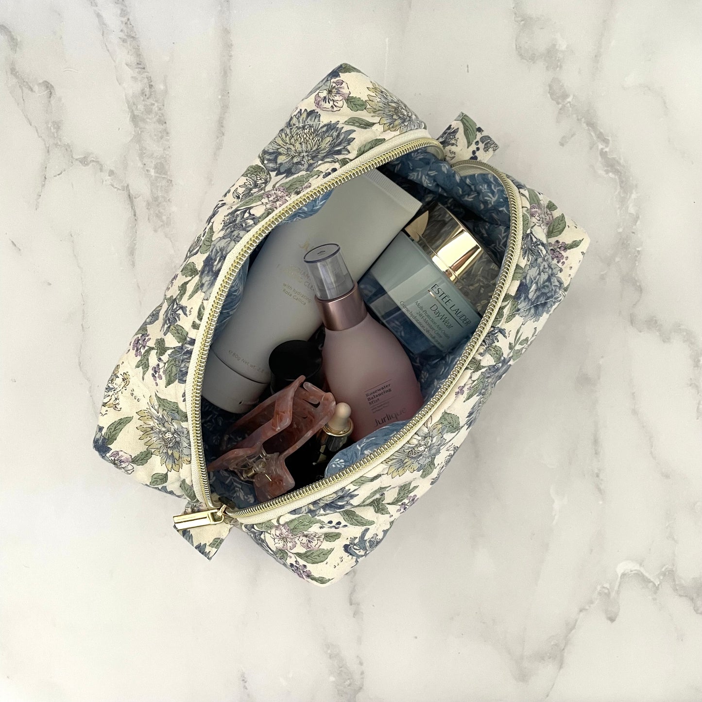 DAHLIA - Quilted Beauty Bag