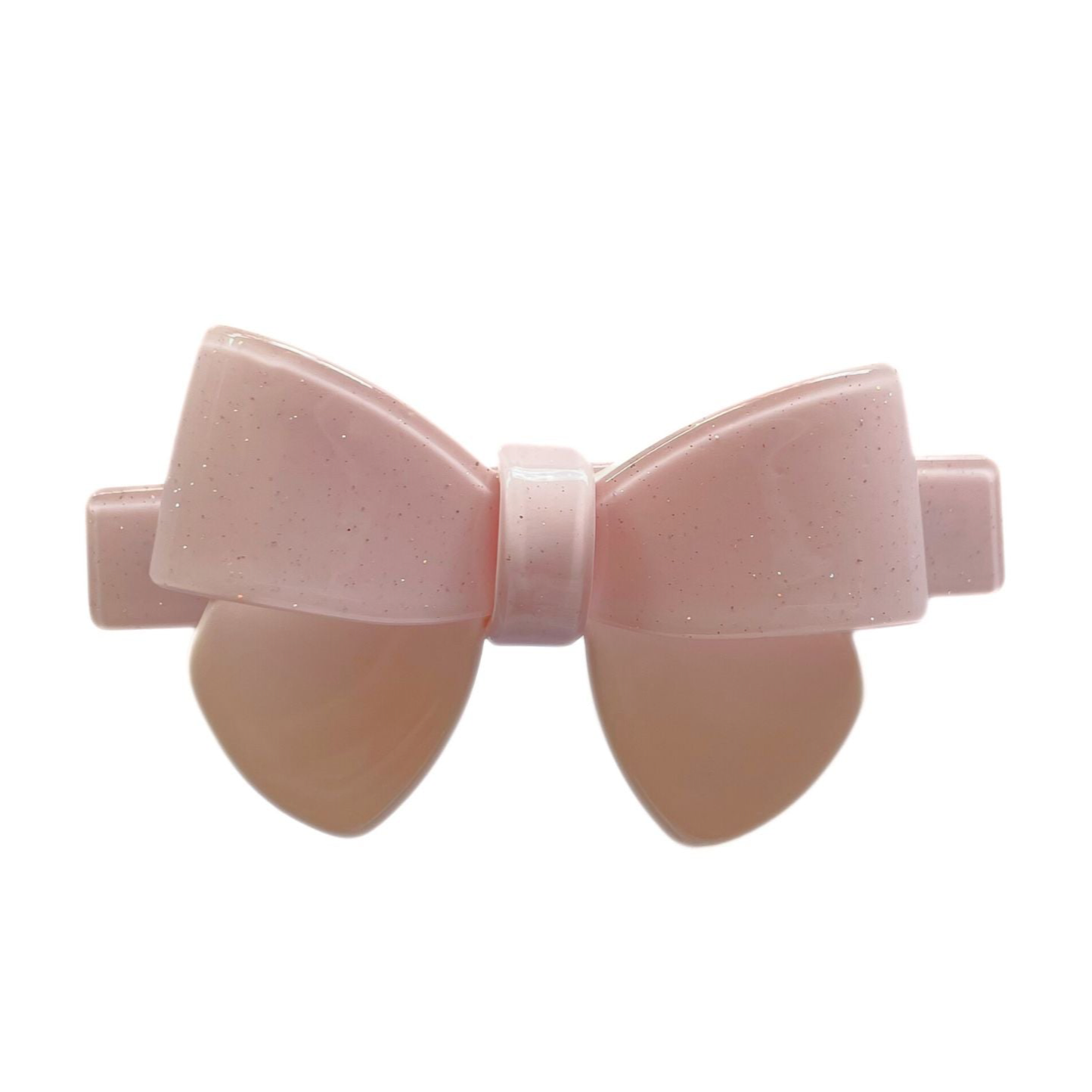 CLASSIC HAIR BOW BARRETTE - PINK