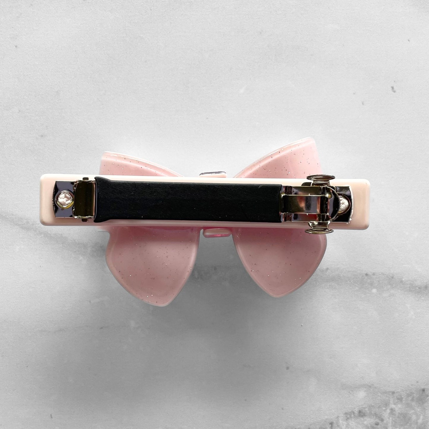 CLASSIC HAIR BOW BARRETTE - PINK