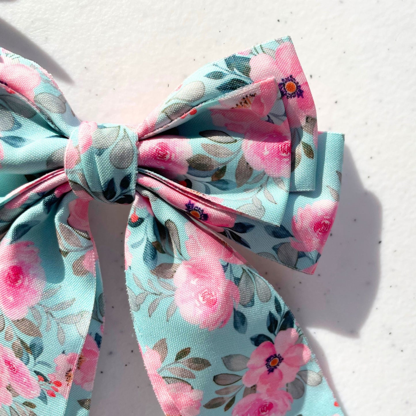 ROSE BOW TEAL - With Tail