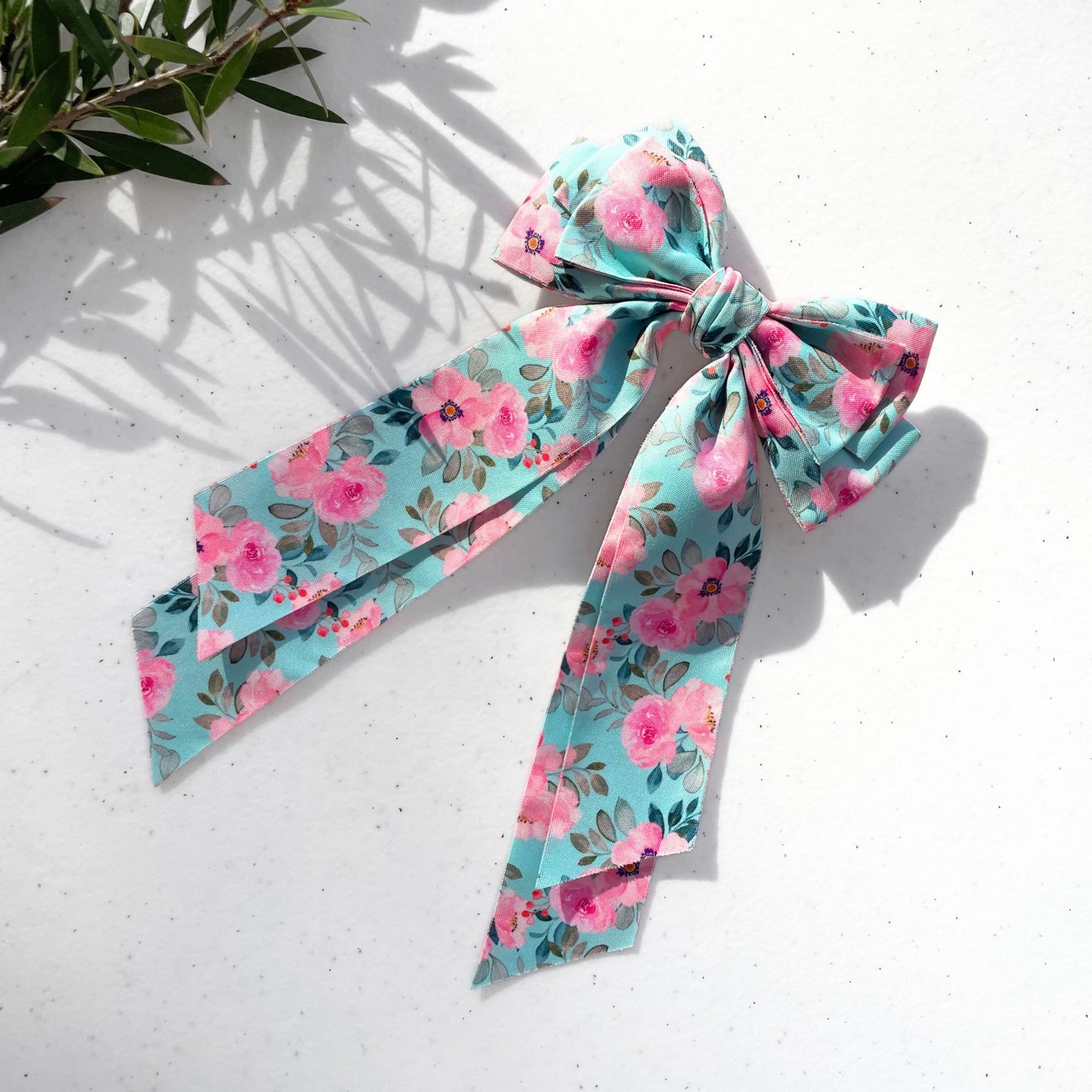 ROSE BOW TEAL - With Tail