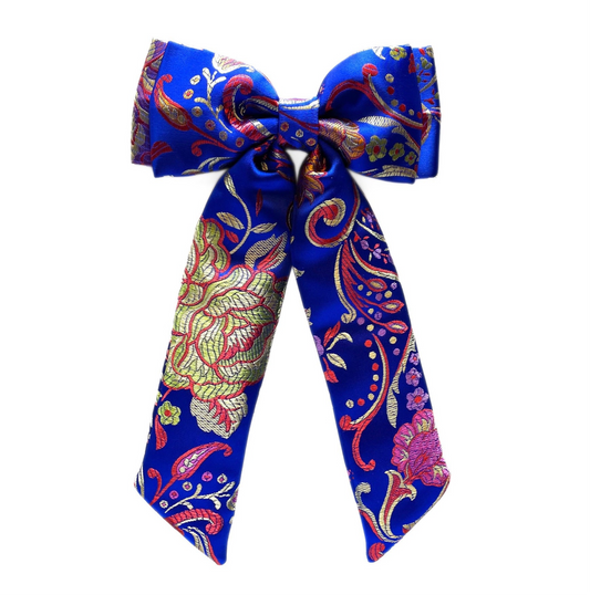 CHEONGSAM BLUE BOW SLIM
