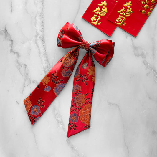 CHEONGSAM RED BOW SLIM
